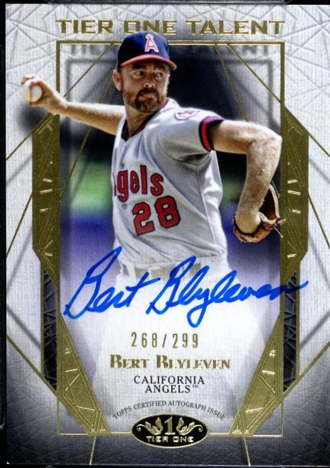 Bert Blyleven #T1TA-BBY Baseball Cards 2022 Topps Tier One Talent Autographs