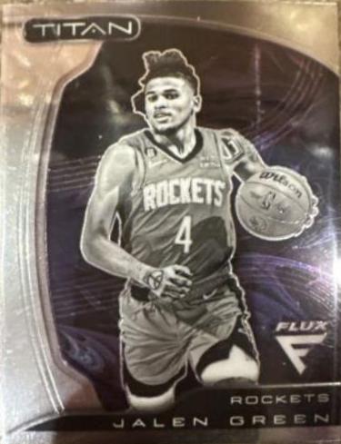 Jalen Green #82 Basketball Cards 2022 Panini Flux Titan