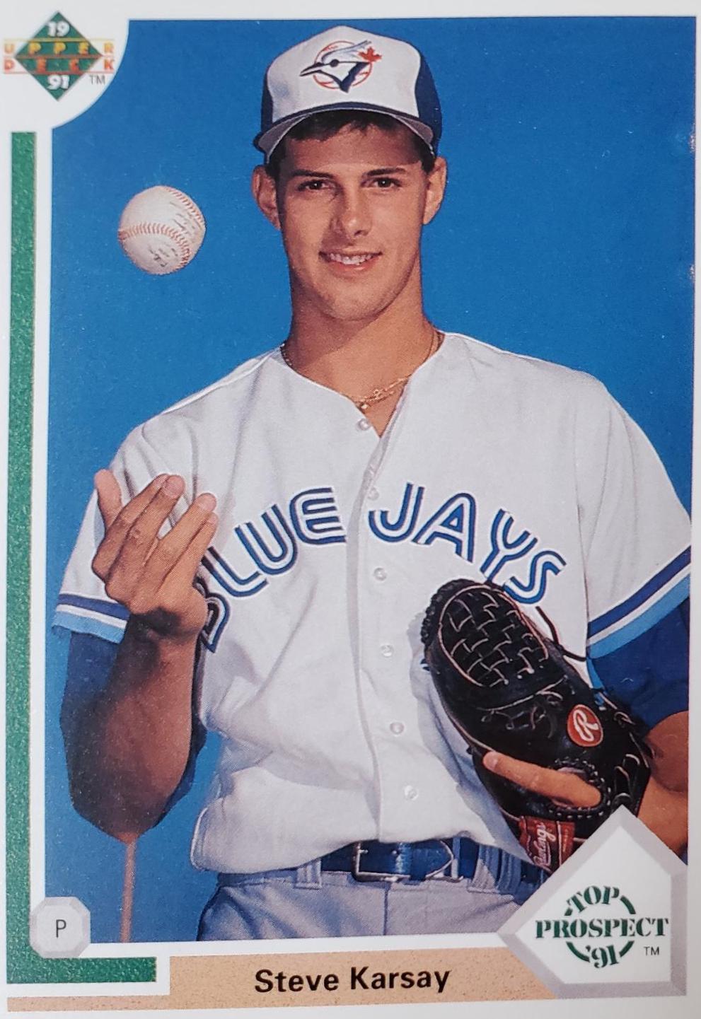 Steve Karsay #54 Baseball Cards 1991 Upper Deck