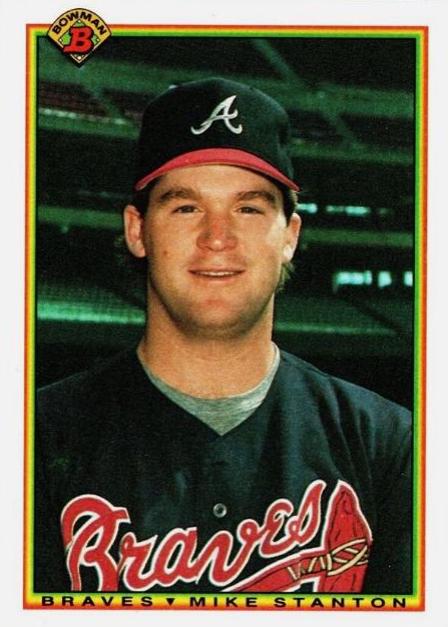 Mike Stanton #4 Baseball Cards 1990 Bowman