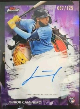 Junior Caminero [Purple Refractor] #FA-JCA