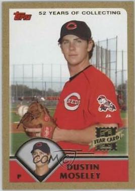 Dustin Moseley #T183 Baseball Cards 2003 Topps Traded