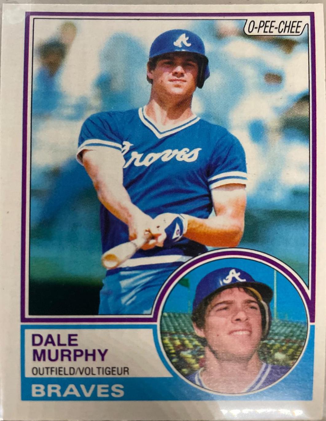 Dale Murphy Baseball Cards 1983 O Pee Chee