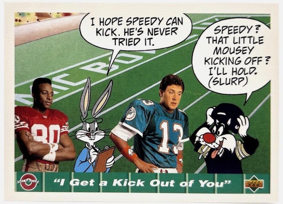 J.Rice, D.Marino #60 1992 Upper Deck Comic Ball 4 Football