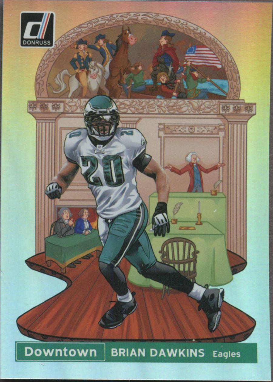 Brian Dawkins #DT 18 Football Cards 2019 Donruss Downtown