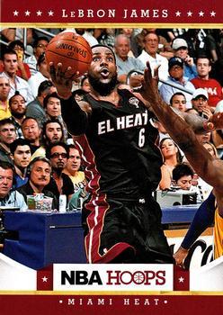 Lebron James #156 Basketball Cards 2012 Panini Hoops