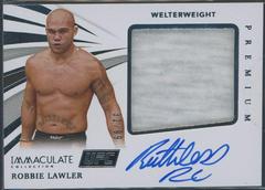 Robbie Lawler Ufc Cards 2021 Panini Immaculate UFC Premium Memorabilia Autographs Prices