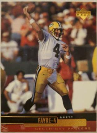 Brett Favre #80 1999 Upper Deck Football