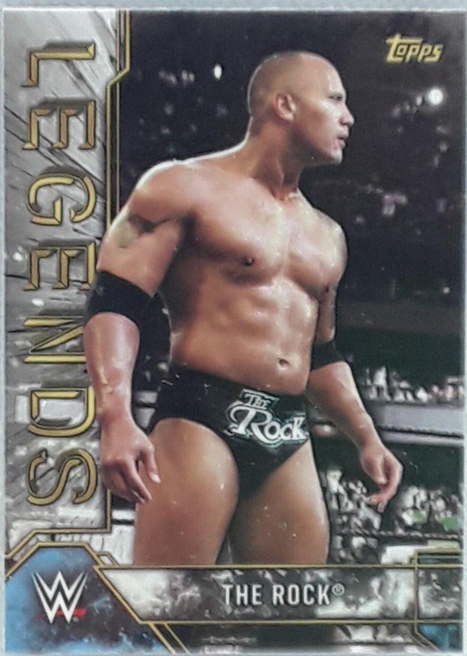 The Rock #3 Wrestling Cards 2017 Topps Legends of WWE