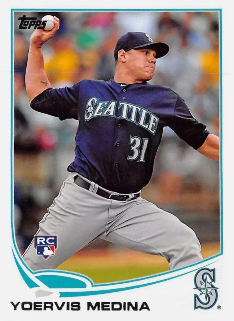 Yoervis Medina #US137 Baseball Cards 2013 Topps Update