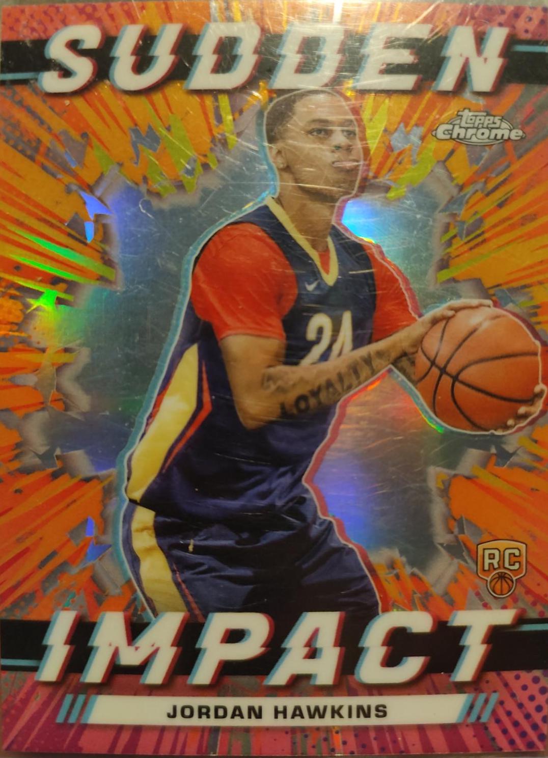 Jordan Hawkins #SI-4 Basketball Cards 2023 Topps Chrome Sudden Impact