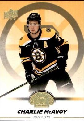 Charlie McAvoy #3 Hockey Cards 2023 Upper Deck Boston Bruins Centennial