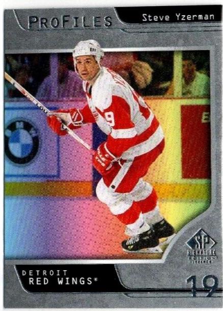 Steve Yzerman #P-22 Hockey Cards 2020 SP Signature Edition Legends Profiles