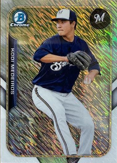Kodi Medeiros #FFM-KM Baseball Cards 2015 Bowman Chrome the Farm's Finest Minis