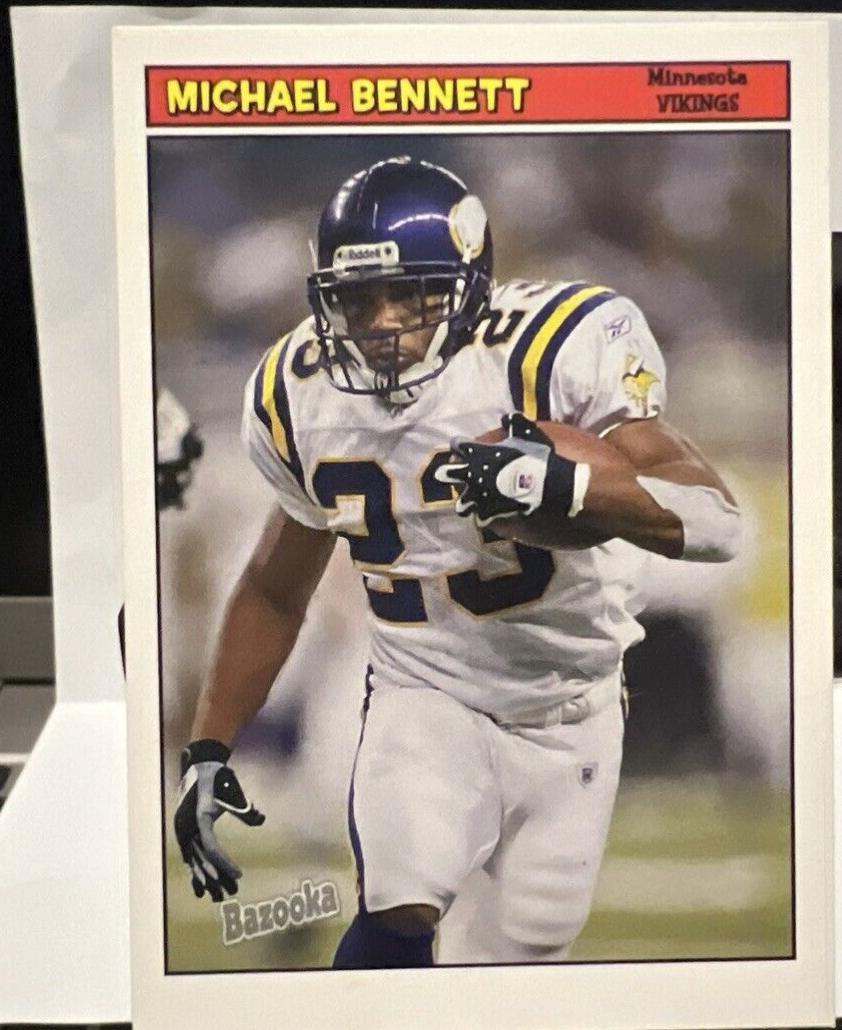 Michael Bennett #114 2005 Bazooka Football