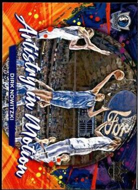 Dirk Nowitzki #5 Basketball Cards 2023 Panini Court Kings Artistry in Motion