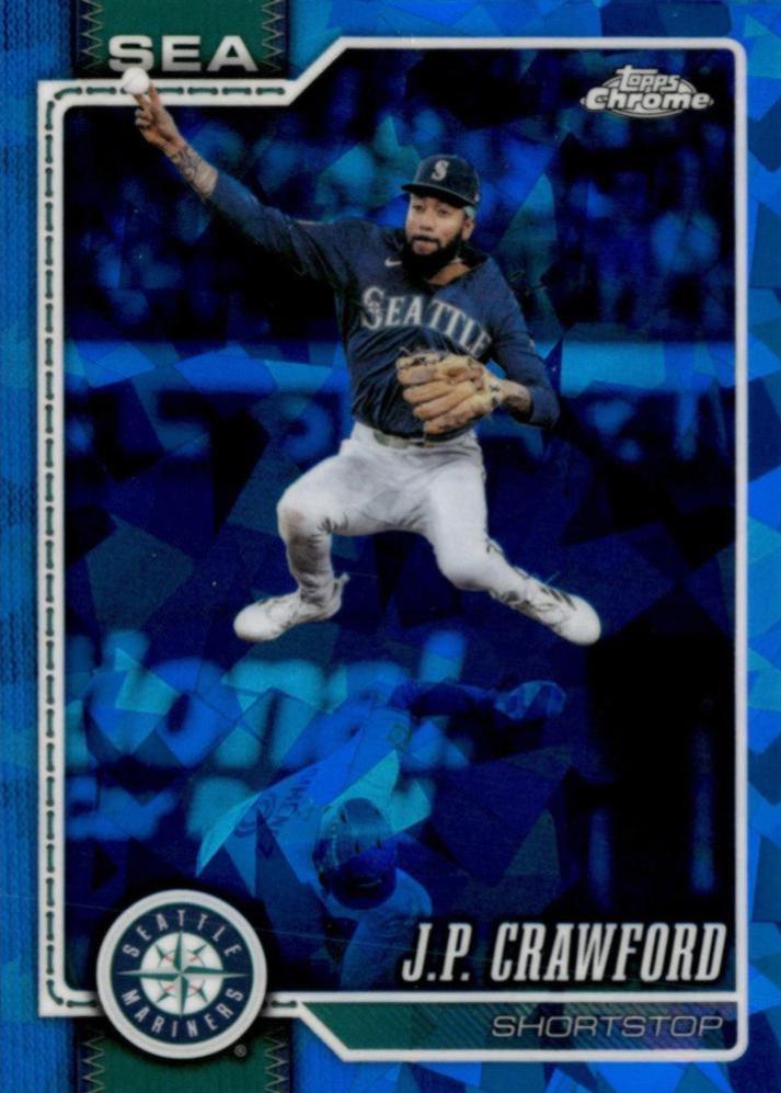 J.P. Crawford #25 2026 Topps Chrome Sapphire Baseball