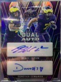 Blake Corum / Donovan Edwards [Purple Prismatic] #DA-3