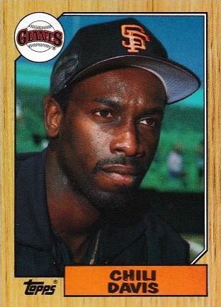 Chili Davis #672 Baseball Cards 1987 Topps
