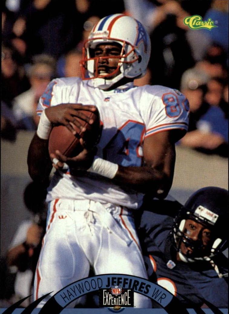 Haywood Jeffires #58 Football Cards 1996 Classic NFL Experience