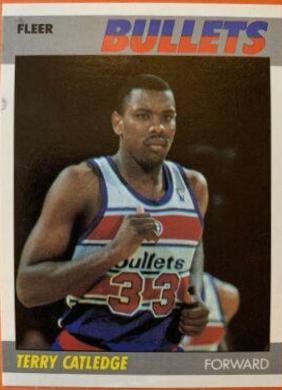 Terry Catledge #18 Basketball Cards 1987 Fleer