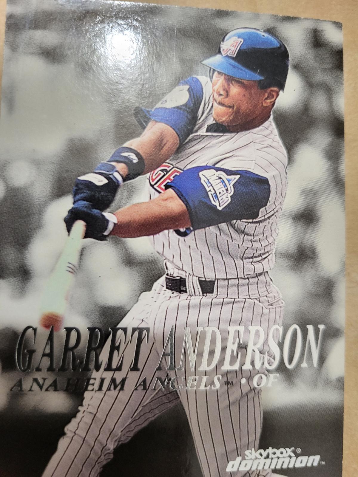 Garret Anderson #27 Baseball Cards 2000 Skybox Dominion