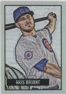 Kris Bryant #8 Baseball Cards 2017 Bowman 1951 Chrome