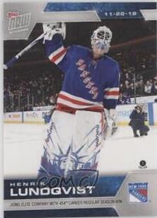 Henrik Lundqvist #64 Hockey Cards 2019 Topps Now NHL Stickers