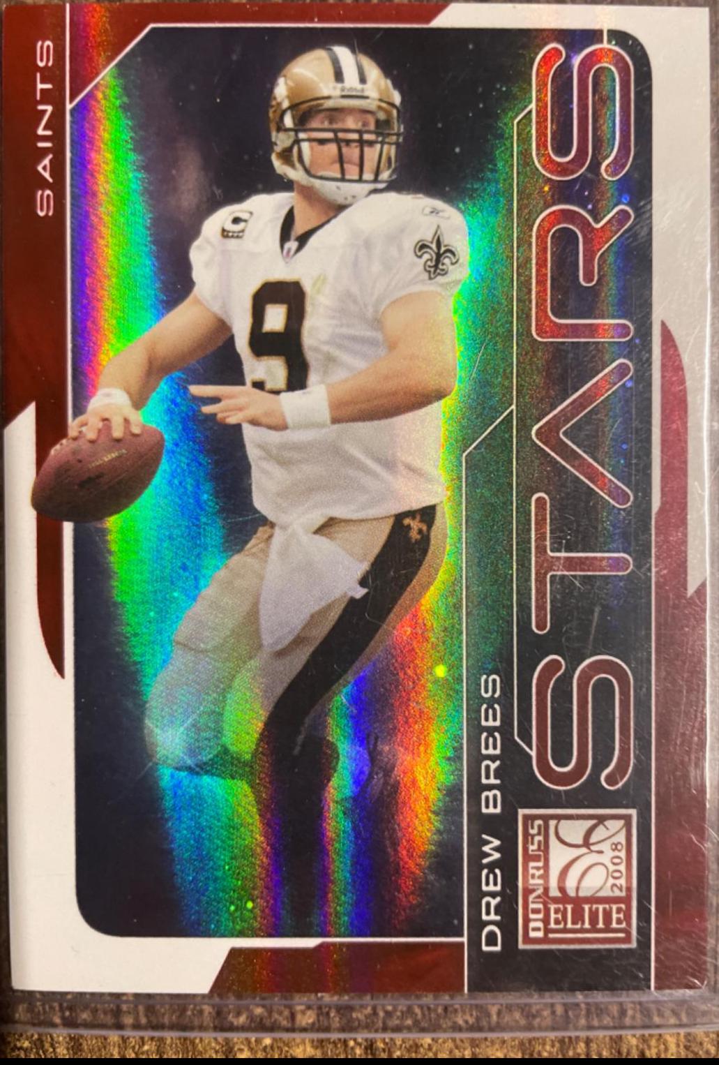 Drew Brees #S-7 Football Cards 2008 Panini Donruss Elite Stars