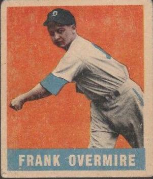 Frank Overmire #17 Baseball Cards 1948 Leaf