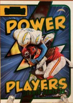 Derwin James Jr. #PWR-DJA Football Cards 2022 Panini Contenders Power Players