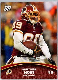 Santana Moss #73 Football Cards 2011 Topps Rising Rookies