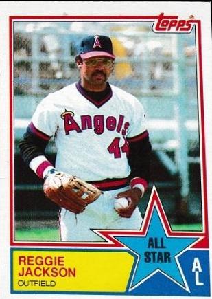 Reggie Jackson #390 Baseball Cards 1983 Topps