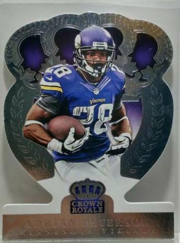 Adrian Peterson #3 Football Cards 2014 Panini Crown Royale