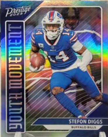 Stefon Diggs #YM-11 Football Cards 2023 Panini Prestige Youth Movement