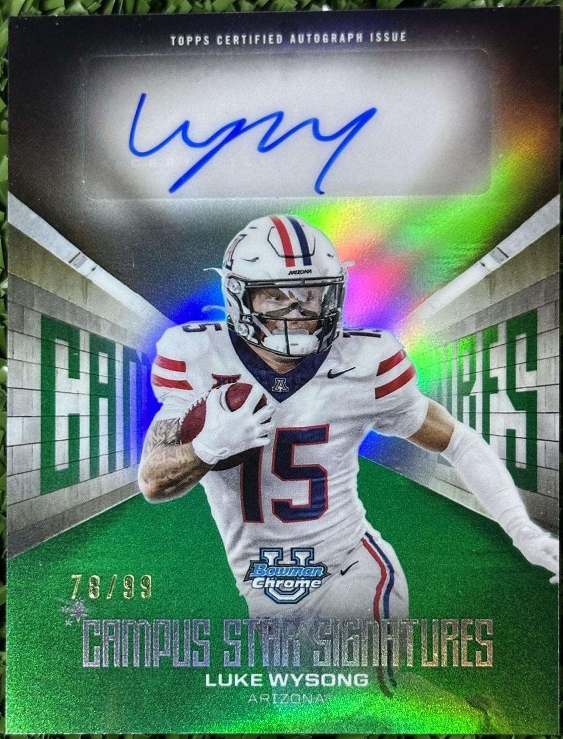 Luke Wysong [Green Refractor] #CSS-LWY