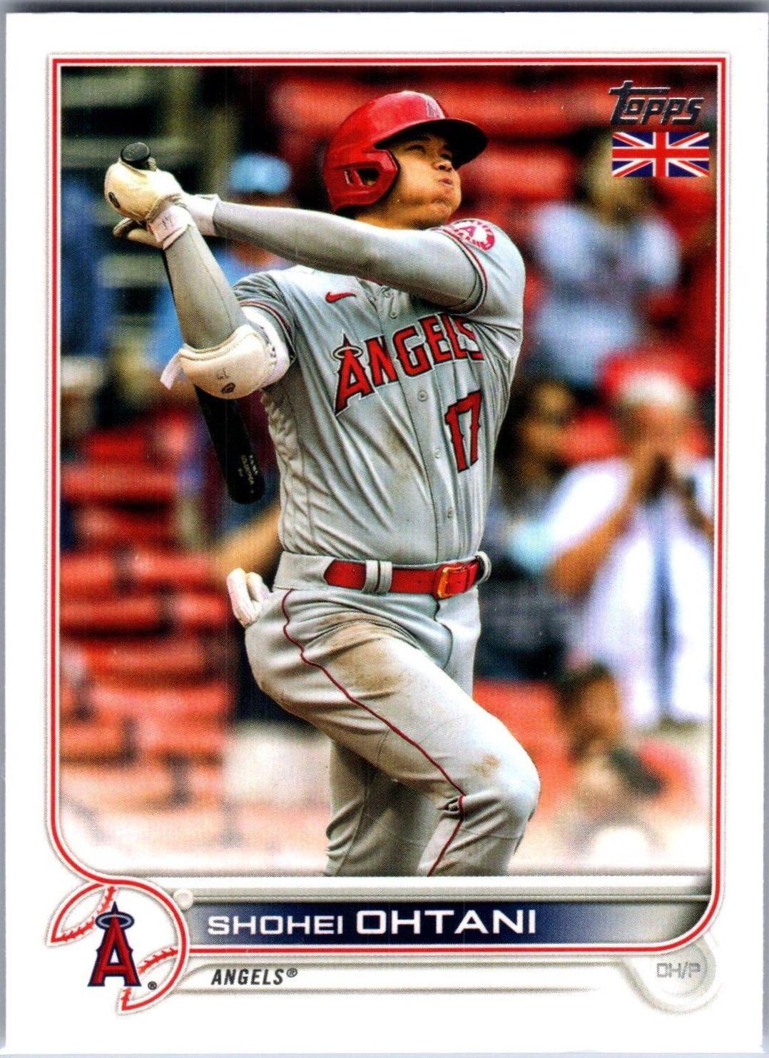 Shohei Ohtani #1 Baseball Cards 2022 Topps UK Edition