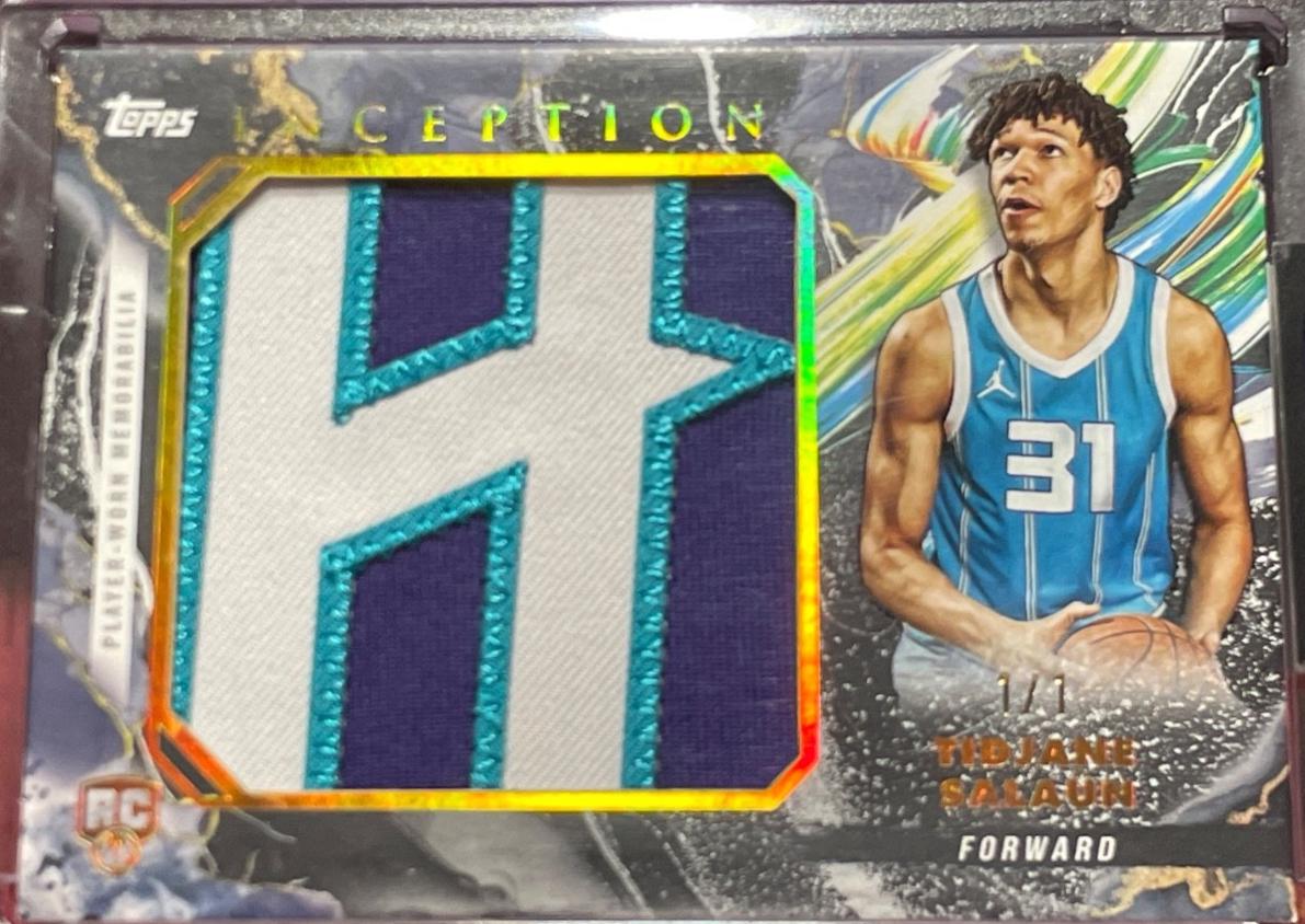 Tidjane Salaun [Inception] #RJR-TS Prices | 2024 Topps Inception Rookie ...