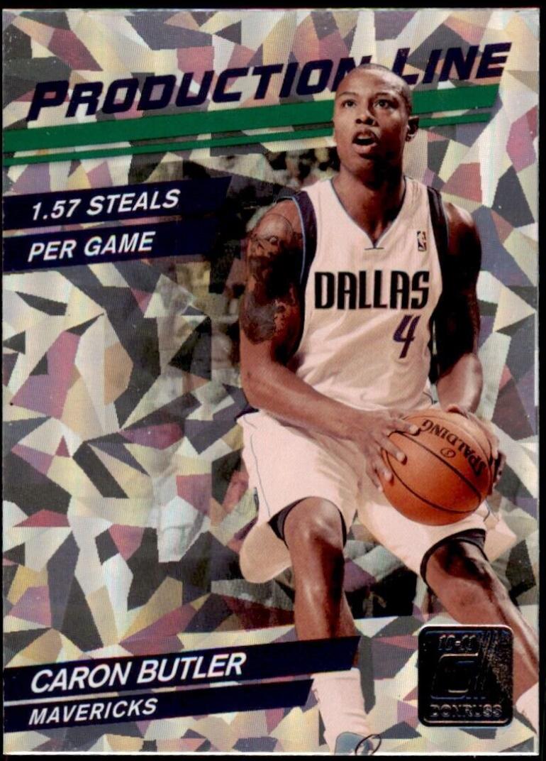 Caron Butler #90 2010-11 Donruss Basketball Production Line