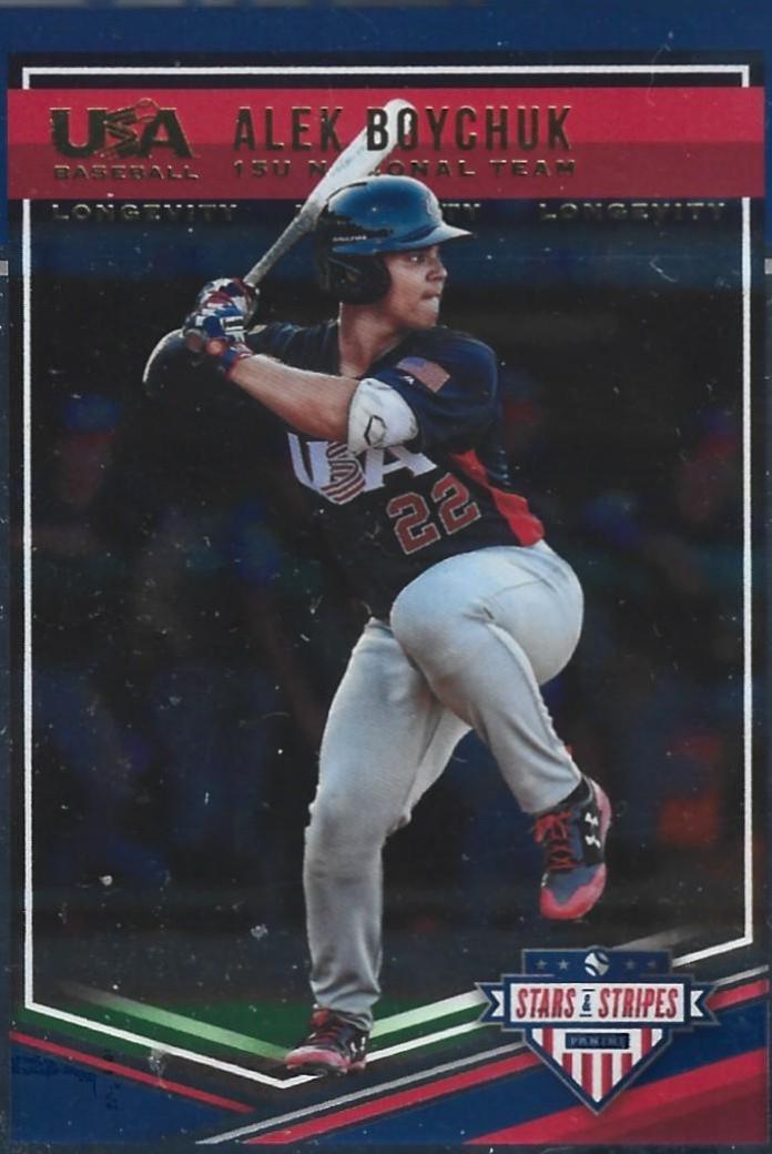 Alek Boychuk #51 Baseball Cards 2018 Panini Stars & Stripes USA