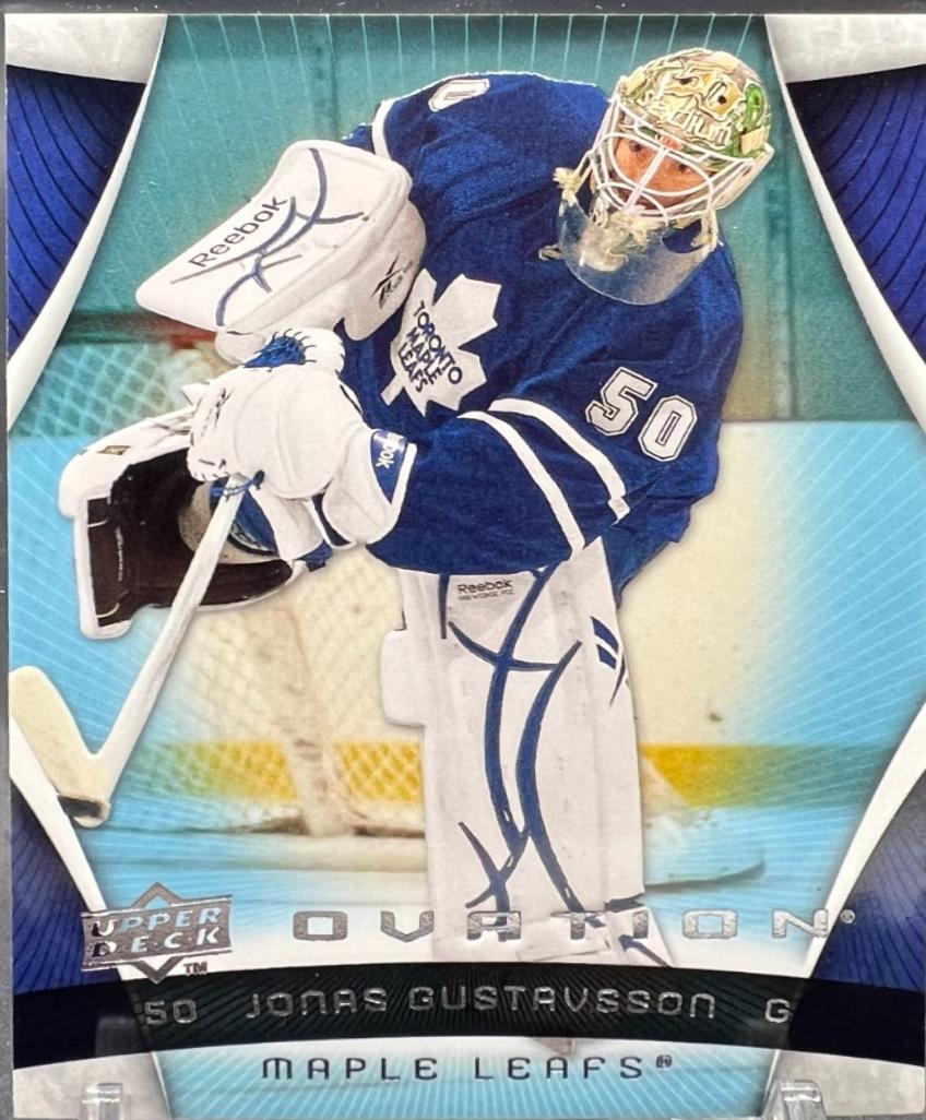 Jonas Gustavsson #111 2009 Upper Deck Ovation Hockey