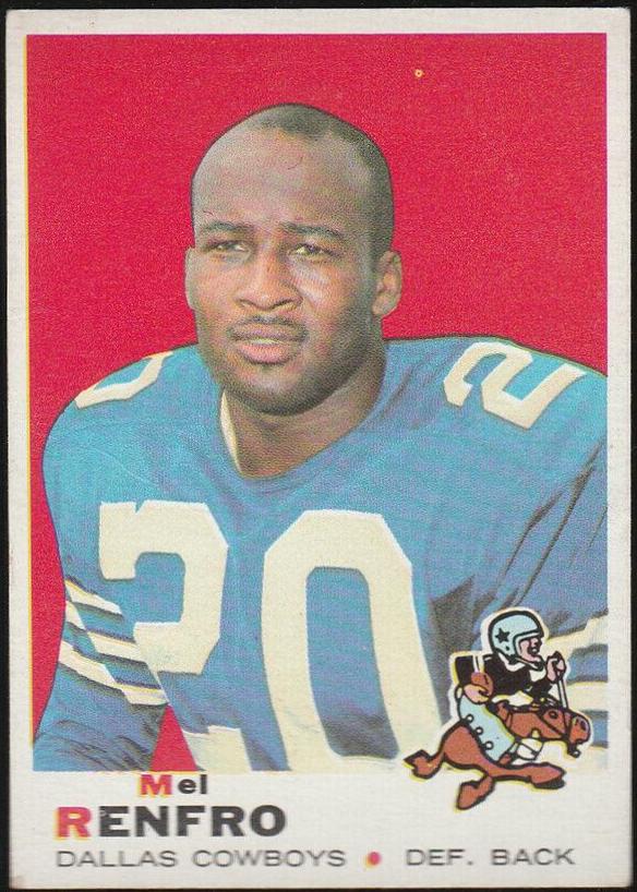 Mel Renfro #254 Football Cards 1969 Topps