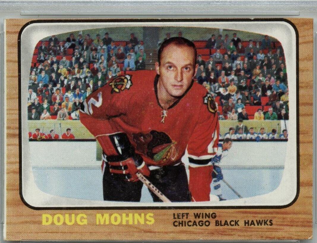 Doug Mohns #61 Hockey Cards 1966 Topps USA Test