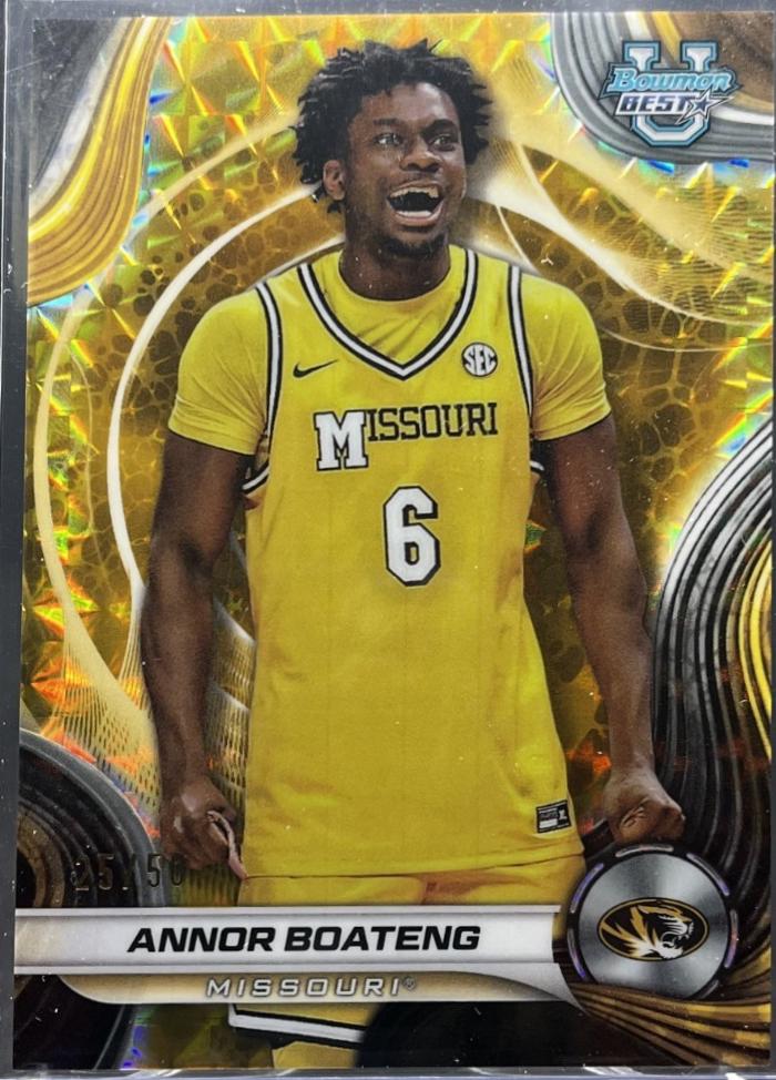 Annor Boateng #8 2024-25 Bowman's Best University Basketball