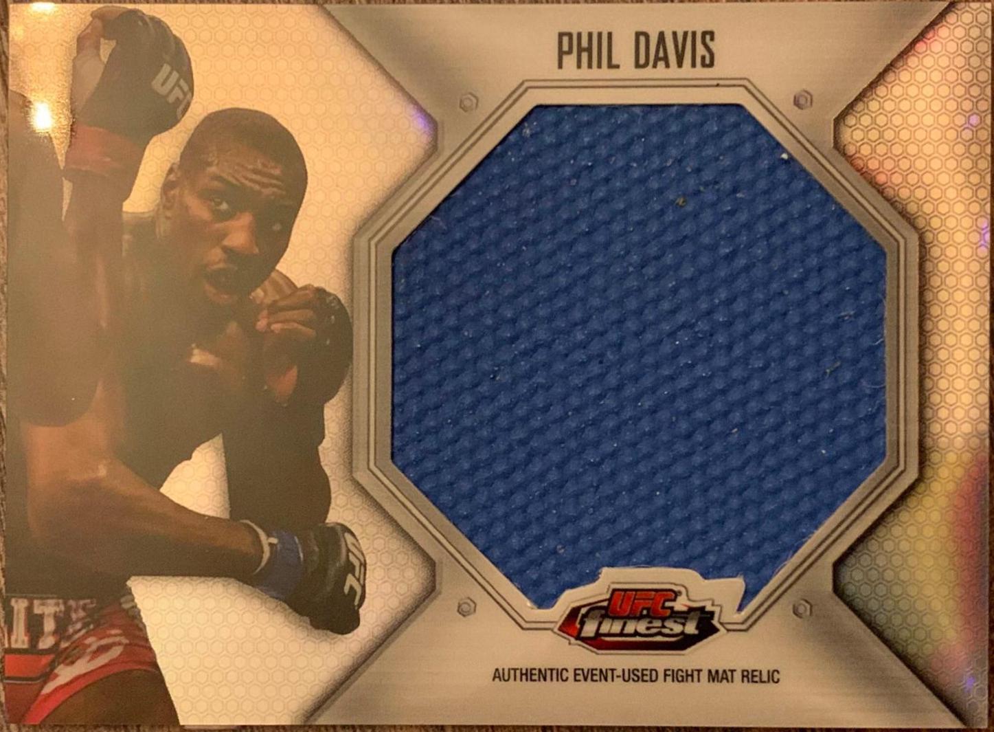 Phil Davis #FF-JM-PD Ufc Cards 2012 Finest UFC Jumbo Fight Mat Relics