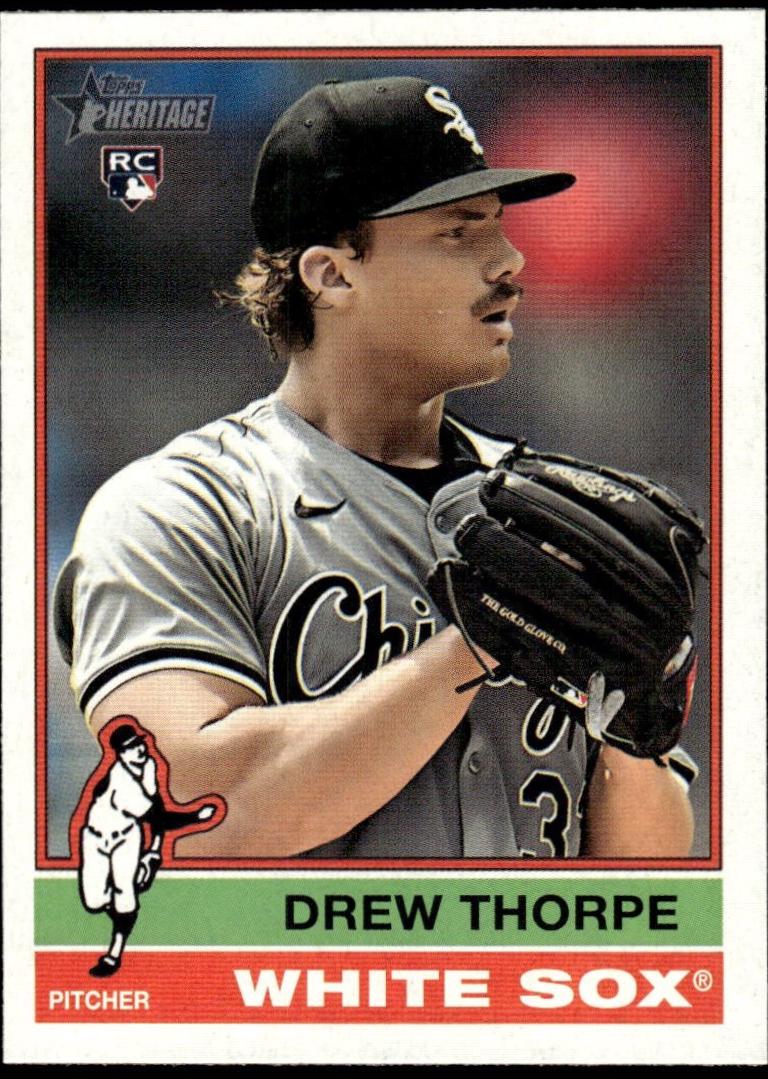Drew Thorpe #334 Baseball Cards 2025 Topps Heritage