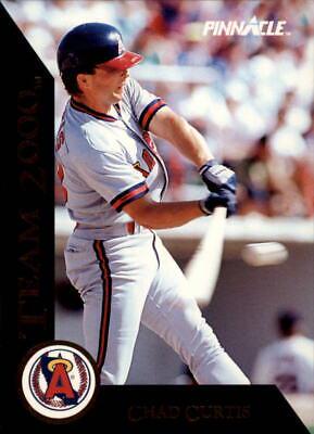 Chad Curtis #40 Baseball Cards 1992 Pinnacle Team 2000