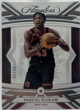 Pascal Siakam #3 Basketball Cards 2022 Panini Flawless