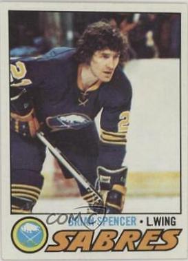Brian Spencer #9 Hockey Cards 1977 Topps