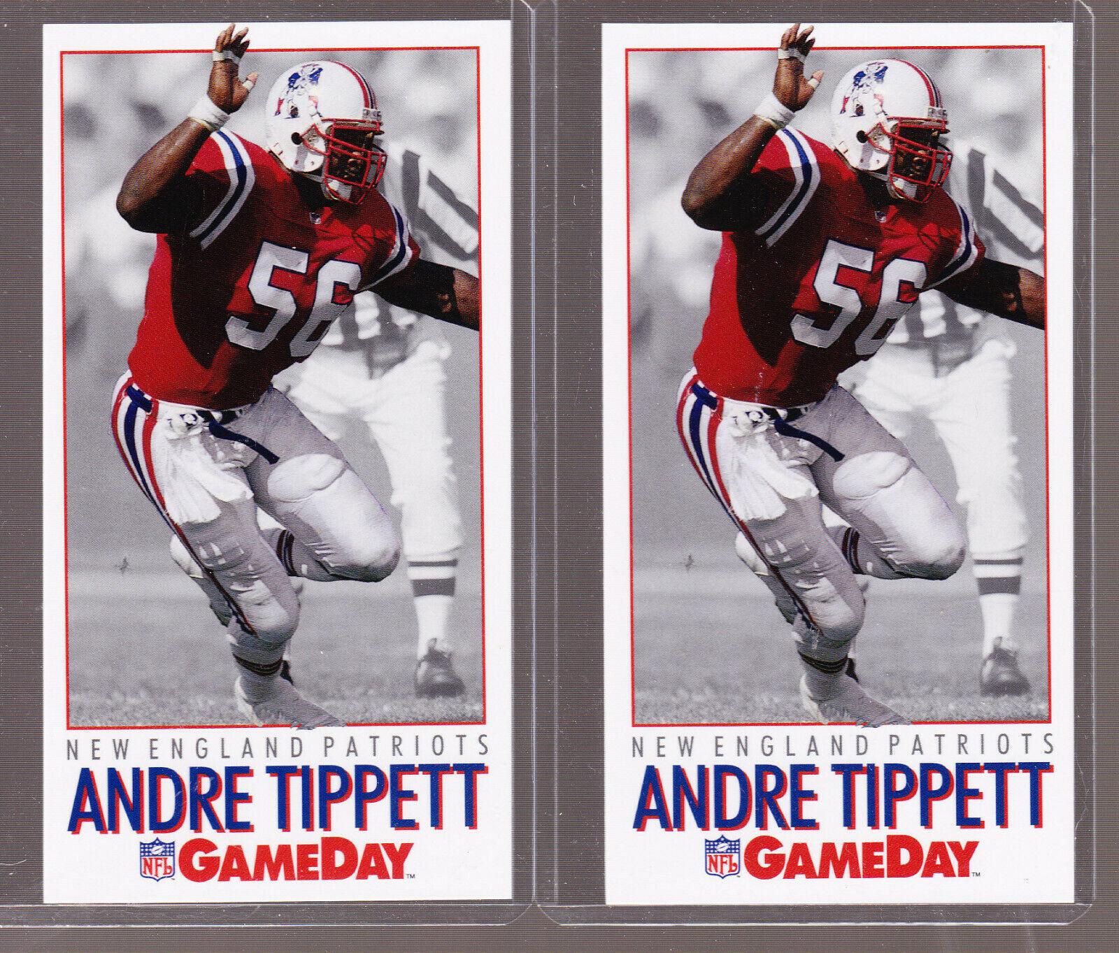 Andre Tippett #22 Football Cards 1992 Fleer Gameday